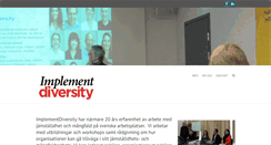 Desktop Screenshot of implementdiversity.com